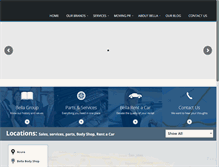 Tablet Screenshot of bellagroup.com